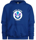 Front of purple hoodie with Cannatrol Cool Cure logo on a white background