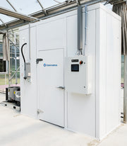 DC unit in a greenhouse setting