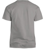 Gray t-shirt on a white background