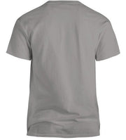 Gray t-shirt on a white background